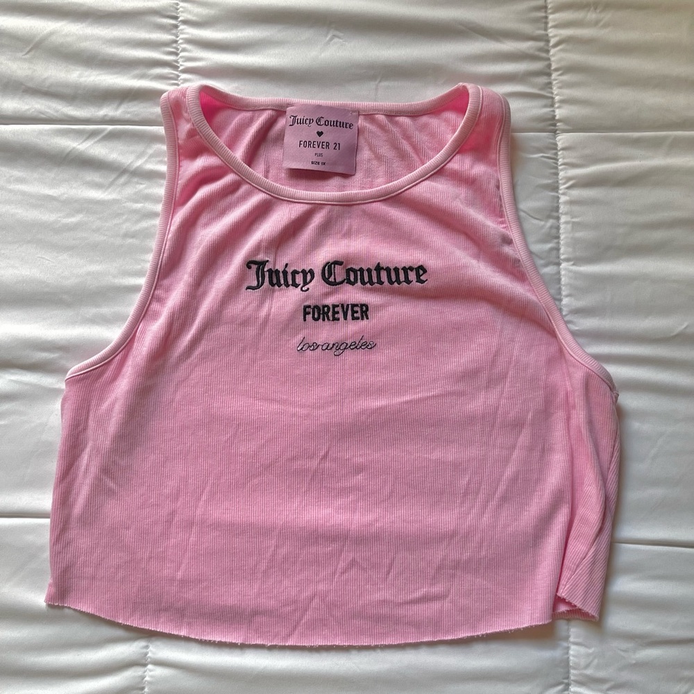 juicy couture y2k tank top pink
